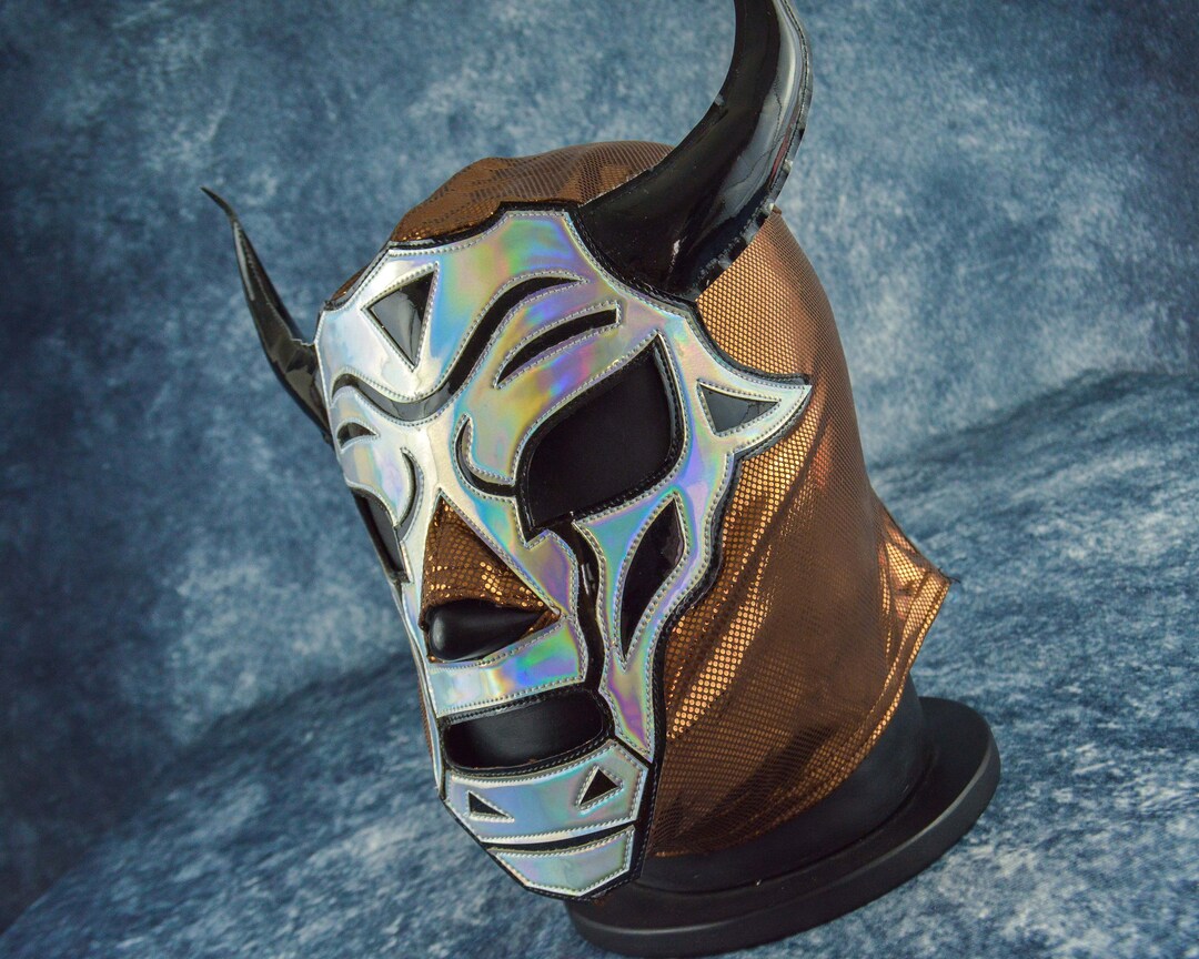 Bull Luchador Mask Mexican Wrestling Mask Lucha Libre Halloween Costume ...