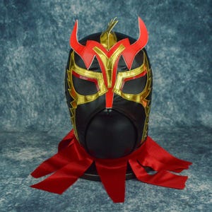 Authentic Mexican Lucha Libre Mask | Handmade Luchador Wrestling Mask | Pro Wrestling, Cosplay, Halloween Costume | The dragon