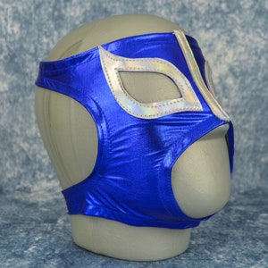 Lady Blue Wrestling Mask Mexican Luchador Mask Lucha Libre Adult Mask Halloween Costume image 1