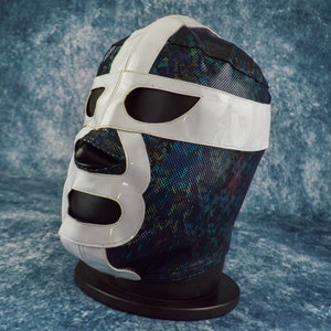 Authentic Mexican Lucha Libre Mask | Handmade Luchador Wrestling Mask | Pro Wrestling, Cosplay, Halloween Costume | Rebel