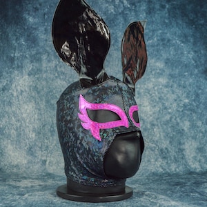 Authentic Mexican Lucha Libre Mask | Handmade Luchador Wrestling Mask | Pro Wrestling, Cosplay, Halloween Costume | Sexy bunny