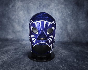Authentic Mexican Lucha Libre Mask | Handmade Panther Luchador Wrestling Costume