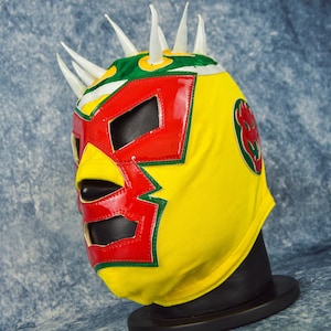 Authentic Mexican Lucha Libre Mask | Handmade Luchador Wrestling Mask | Pro Wrestling, Cosplay, Halloween Costume | Mexa