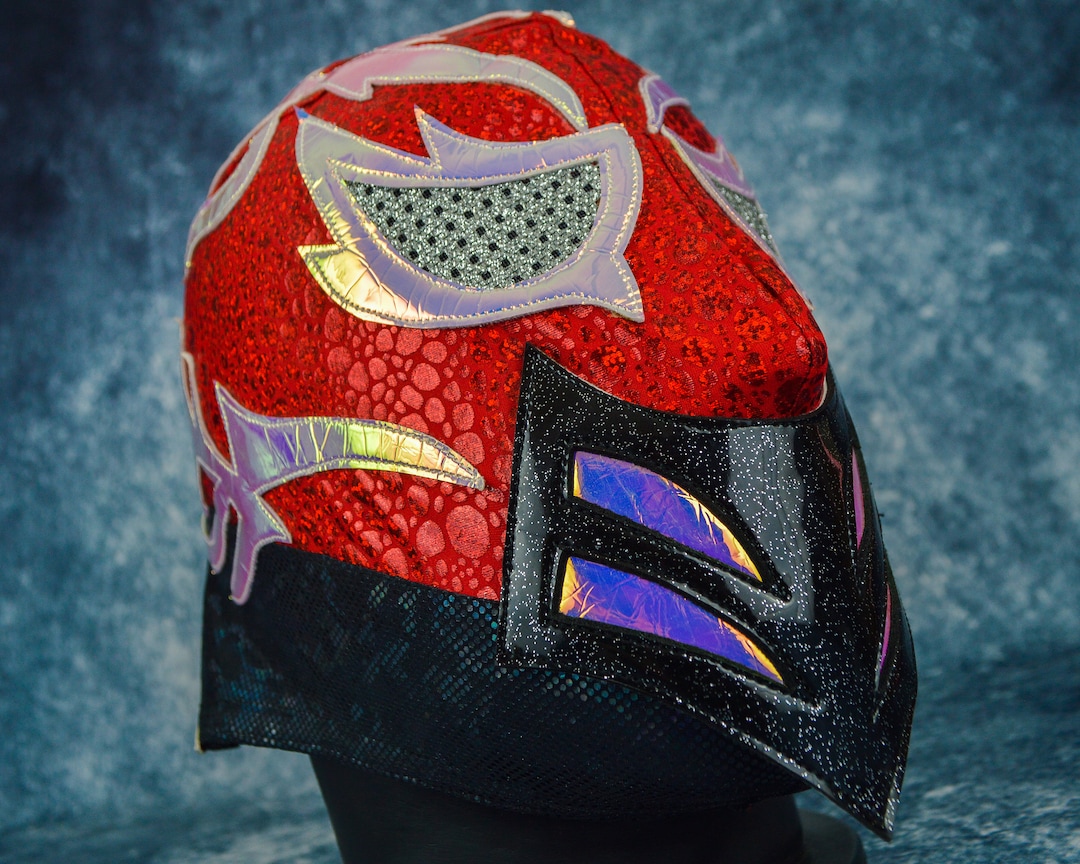 Niebla Roja Luchador Mask Mexican Wrestling Mask Lucha Libre Etsy