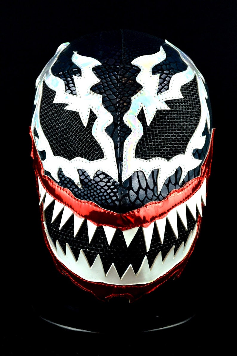 MRMASKMAN Venom 2 Lycra Mexican Wrestling Mask Lucha Libre Luchador Wrestler Custome