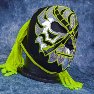 Authentic Mexican Lucha Libre Mask | Handmade Luchador Wrestling Mask | Pro Wrestling, Cosplay, Halloween Costume | Skull