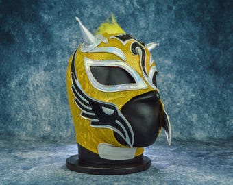 Authentic Mexican Lucha Libre Mask | Handmade Luchador Wrestling Mask | Pro Wrestling, Cosplay, Halloween Costume | King