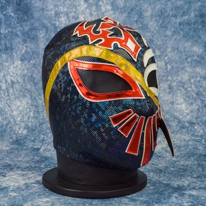 Authentic Mexican Lucha Libre Mask | Handmade Luchador Wrestling Mask | Pro Wrestling, Cosplay, Halloween Costume | Mystical