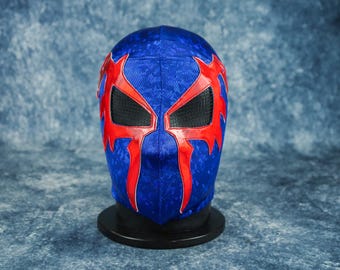 Authentic Mexican Lucha Libre Mask | Handmade Luchador Wrestling Mask | Pro Wrestling, Cosplay, Halloween Costume | Arachno Figther