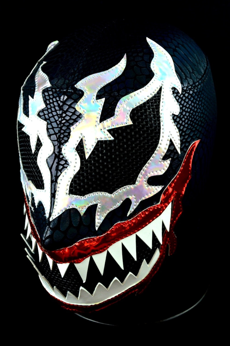 MRMASKMAN Venom 2 Lycra Mexican Wrestling Mask Lucha Libre Luchador Wrestler Custome