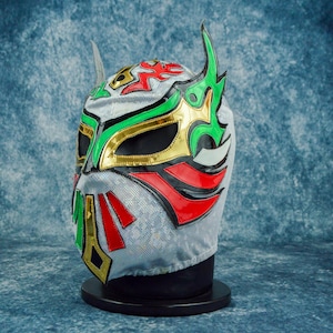 Authentic Mexican Lucha Libre Mask | Handmade Luchador Wrestling Mask | Pro Wrestling, Cosplay, Halloween Costume | Mexican