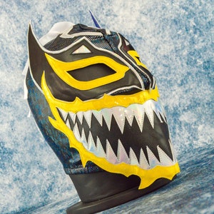 Authentic Mexican Lucha Libre Mask | Handmade Luchador Wrestling Mask | Pro Wrestling, Cosplay, Halloween Costume | Venom