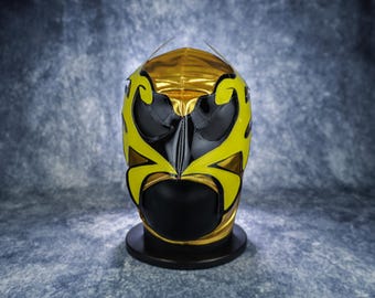 Máscara mexicana de lucha libre hecha a mano / Disfraz de luchador de spandex con mariposa