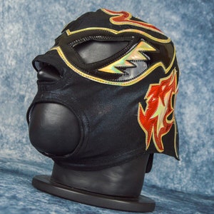 Authentic Mexican Lucha Libre Mask | Handmade Luchador Wrestling Mask | Pro Wrestling, Cosplay, Halloween Costume | Silver