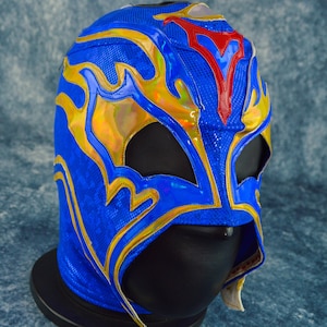 Authentic Mexican Lucha Libre Mask | Handmade Luchador Wrestling Mask | Pro Wrestling, Cosplay, Halloween Costume | Titan