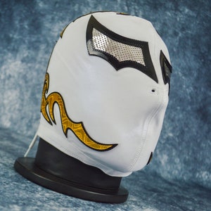 Authentic Mexican Lucha Libre Mask | Handmade Luchador Wrestling Mask | Pro Wrestling, Cosplay, Halloween Costume | Kung