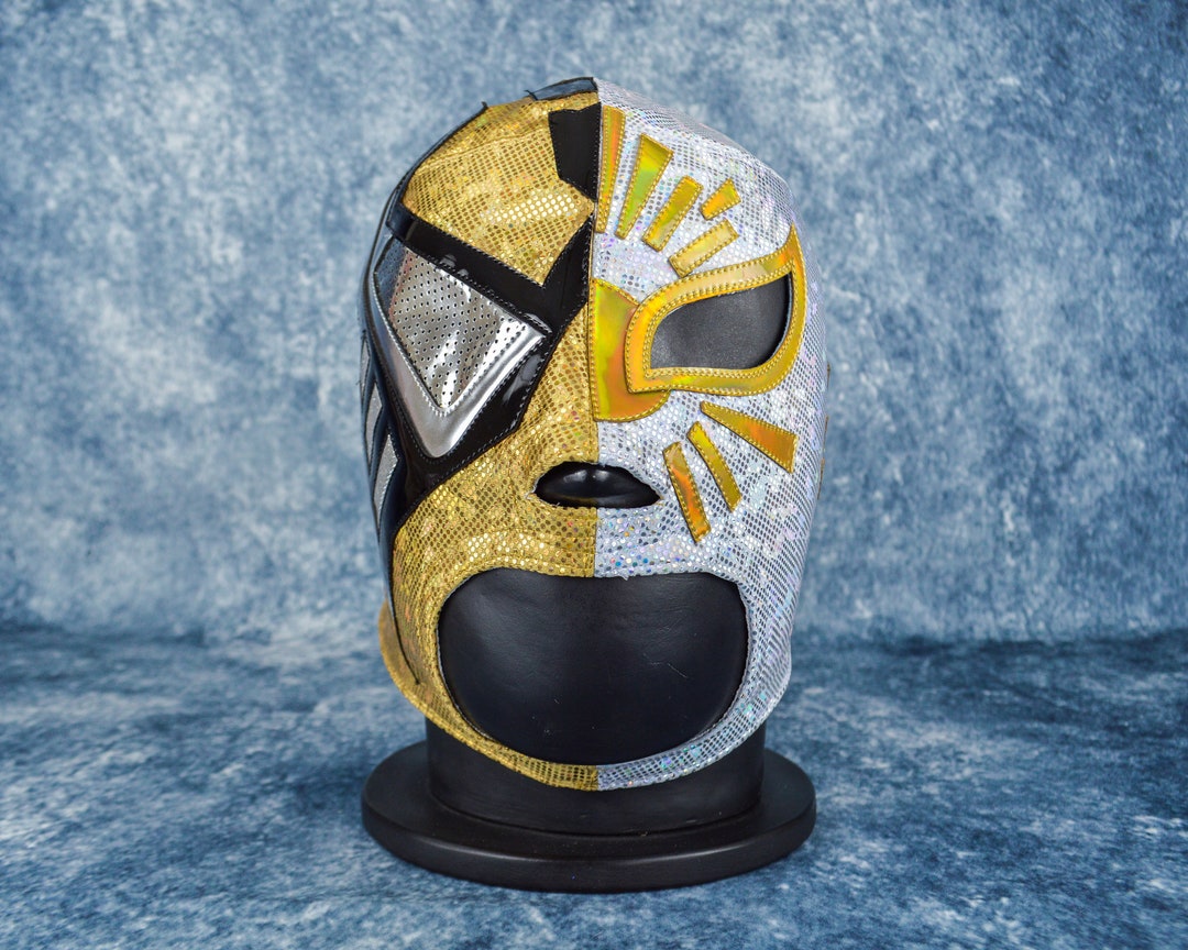 Russeluno MASK HIGHNECK LS 中古 El HECHICERO MASK MASCARA DE LUCHA LIBRE LUCHADOR RUDOS CMLL
