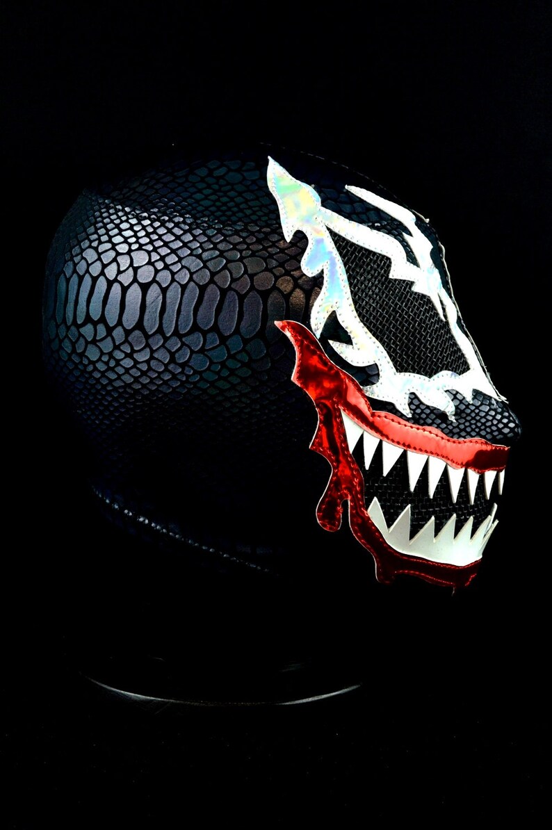 MRMASKMAN Venom 2 Lycra Mexican Wrestling Mask Lucha Libre Luchador Wrestler Custome