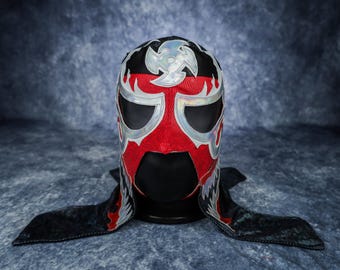 Authentic Mexican Lucha Libre Mask | Handmade Luchador Wrestling Mask | Pro Wrestling, Cosplay, Halloween Costume  | Ninja