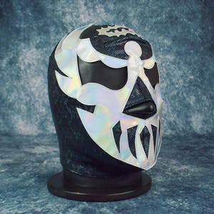 Authentic Mexican Lucha Libre Mask | Handmade Luchador Wrestling Mask | Pro Wrestling, Cosplay, Halloween Costume | Angel