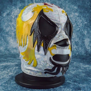 Ghost Luchador Mask | Mexican Wrestling Mask | Lucha Libre | Luchador Cosplay | Halloween Costume