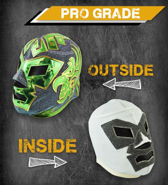 Masque De Catch FANMEX – Authentique Masque Mexicain, Polyester Rembourré, Taille Adulte, Pour Lucha Libre