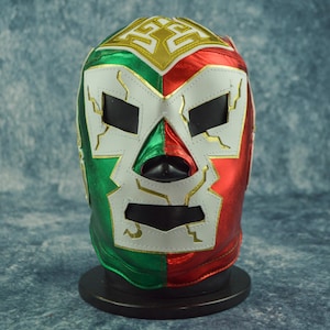 Authentic Mexican Lucha Libre Mask | Handmade Luchador Wrestling Mask | Pro Wrestling, Cosplay, Halloween Costume | Aztec