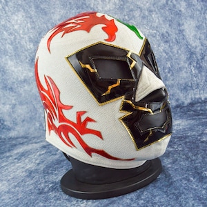 Authentic Mexican Lucha Libre Mask | Handmade Luchador Wrestling Mask | Pro Wrestling, Cosplay, Halloween Costume | Aztec