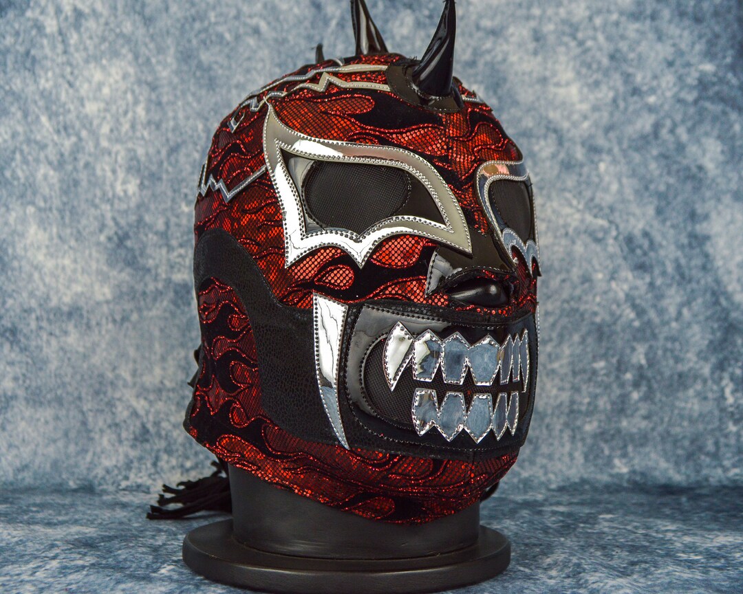 Mephisto Wrestling Mask Lucha Libre Mexican Luchador Mask Etsy