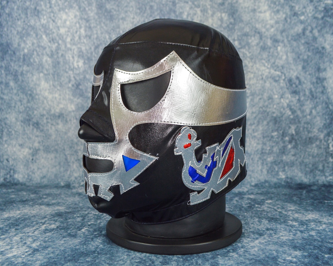 Aztec Warrior Wrestling Mask Mexican Luchador Mask Lucha Libre Adult Mask Halloween Costume Etsy