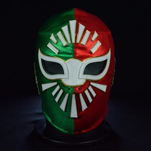 Authentic Mexican Lucha Libre Mask | Handmade Luchador Wrestling Mask | Pro Wrestling, Cosplay, Halloween Costume | Mistico
