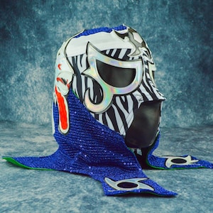 Authentic Mexican Lucha Libre Mask | Handmade Luchador Wrestling Mask | Pro Wrestling, Cosplay, Halloween Costume | Dragon