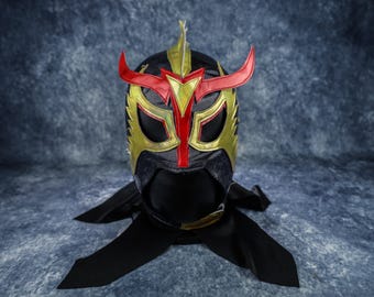 Handmade Mexican Lucha Libre Mask | Dragon Luchador Wrestling, Cosplay