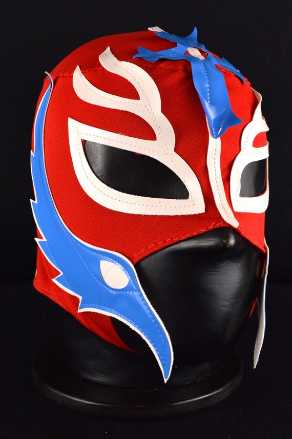 LUCHADOR BLUE DEMON Kids Boys T-Shirt Wrestling Wrestler Mexican Mexico Mask