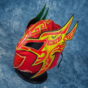 Authentic Mexican Lucha Libre Mask | Handmade Luchador Wrestling Mask | Pro Wrestling, Cosplay, Halloween Costume | Fenix