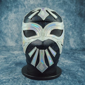 Máscara de lucha libre mexicana auténtica / Máscara de luchador hecha a mano / Lucha libre profesional, cosplay, disfraz de Halloween / Ángel