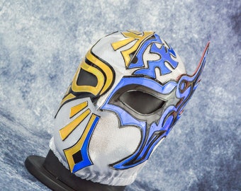 Authentic Mexican Lucha Libre Mask | Handmade Luchador Wrestling Mask | Pro Wrestling, Cosplay, Halloween Costume | Angel