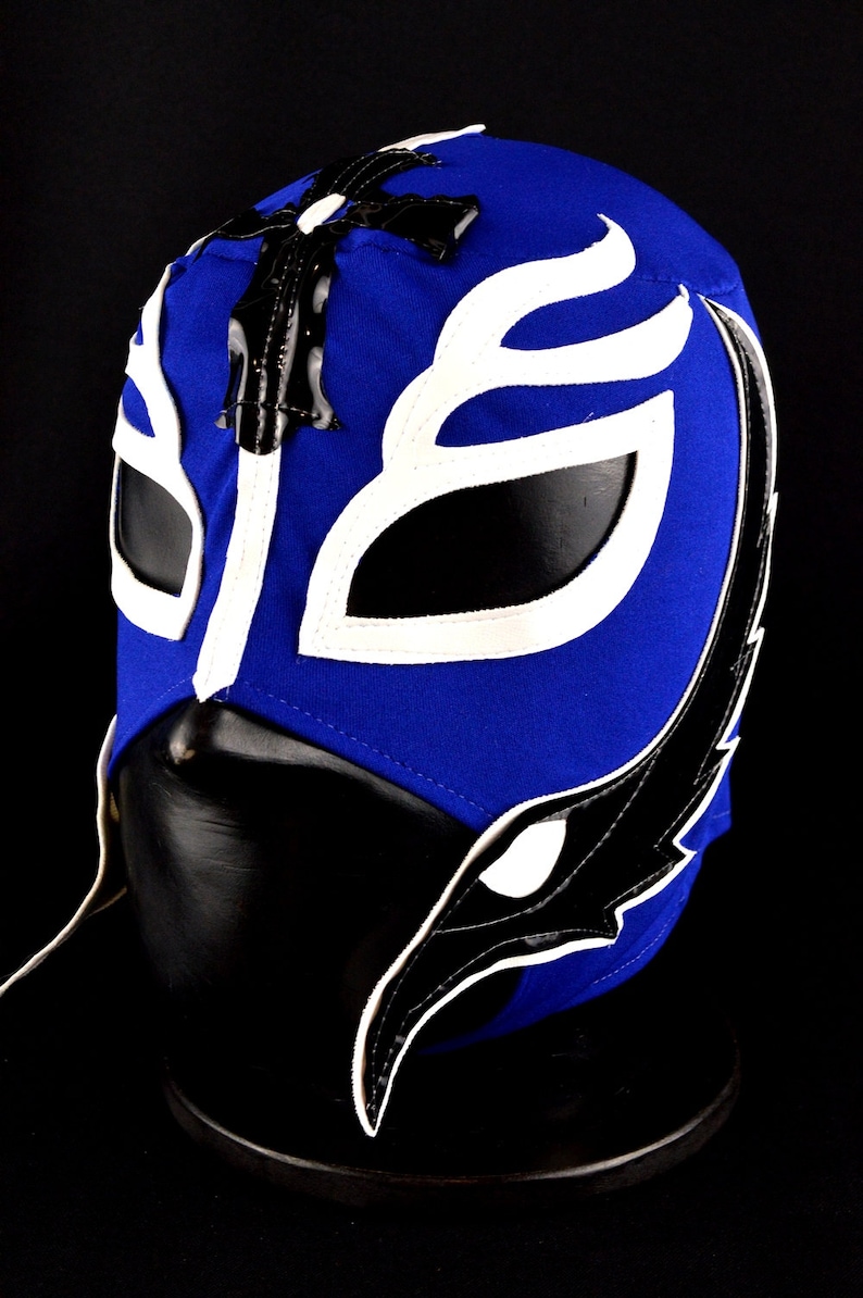 REY BLUE Kid Mask Mexican Wrestling Mask Lucha Libre Luchador Costume Wrestlin