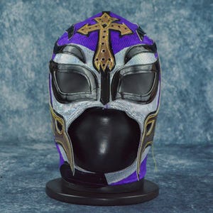 Authentic Mexican Lucha Libre Mask | Handmade Luchador Wrestling Mask | Pro Wrestling, Cosplay, Halloween Costume | King
