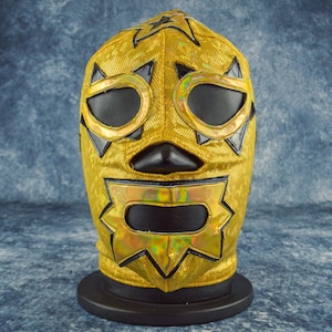Authentic Mexican Lucha Libre Mask | Handmade Luchador Wrestling Mask | Pro Wrestling, Cosplay, Halloween Costume | Star
