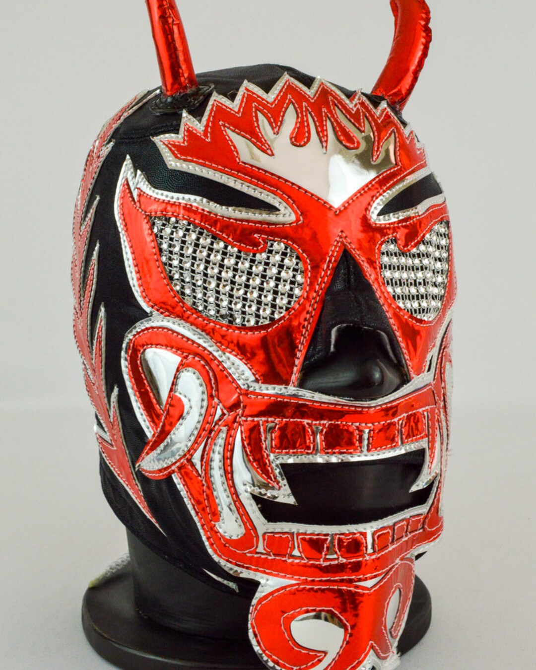 Diablo Soberano Luchador Mask Lucha Libre Mexican Wrestling Etsy