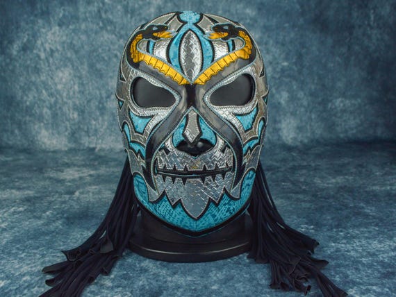 thumbnail image 2 of La Parka Luchador Mask Lucha Libre Mexican Wrestling Mask For Adult 2 of 13