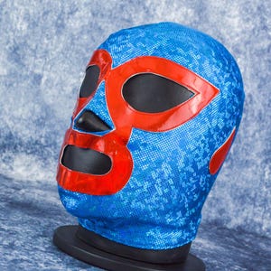 Nacho Luchador Mask | Mexican Wrestling Mask | Lucha Libre | Luchador Cosplay | Halloween Costume