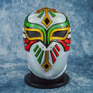 Authentic Mexican Lucha Libre Mask | Handmade Luchador Wrestling Mask | Pro Wrestling, Cosplay, Halloween Costume | Mexa
