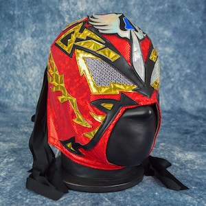 Authentic Mexican Lucha Libre Mask | Handmade Luchador Wrestling Mask | Pro Wrestling, Cosplay, Halloween Costume | Neo Warrior