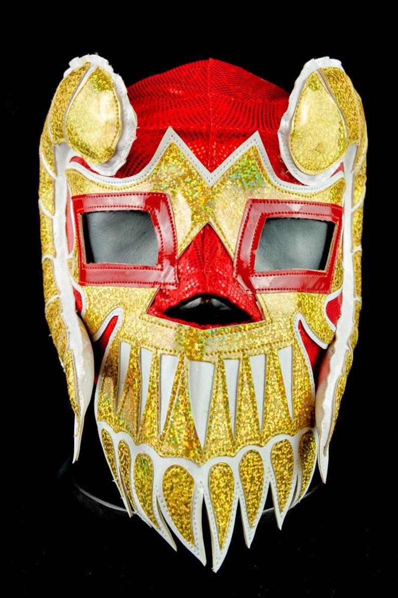 MRMASKMAN Ephesto 2 Lycra Mexican Wrestling Mask Lucha Libre Etsy
