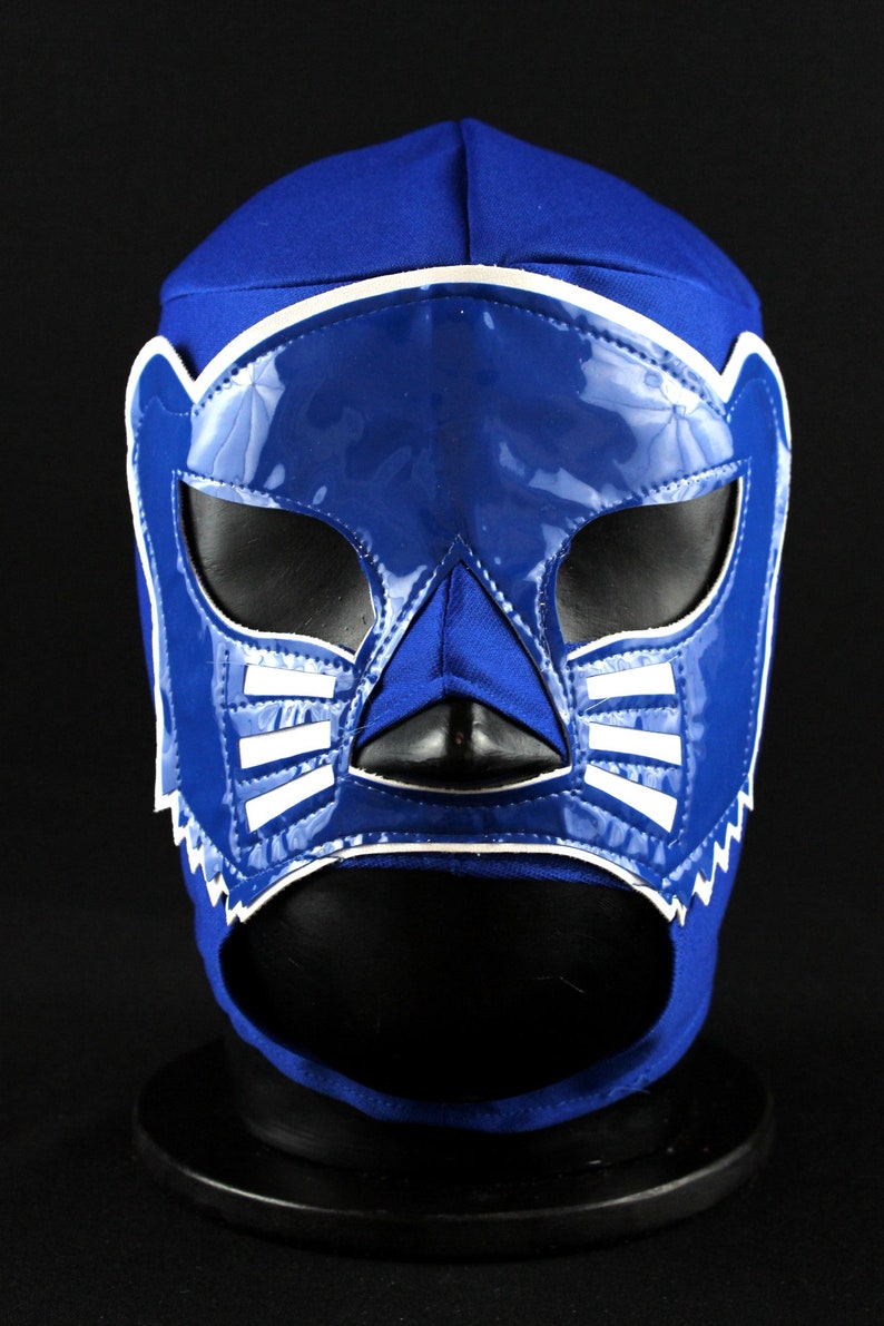 BLUE PANTHER Adult Mask Mexican Wrestling Mask Lucha Libre Etsy