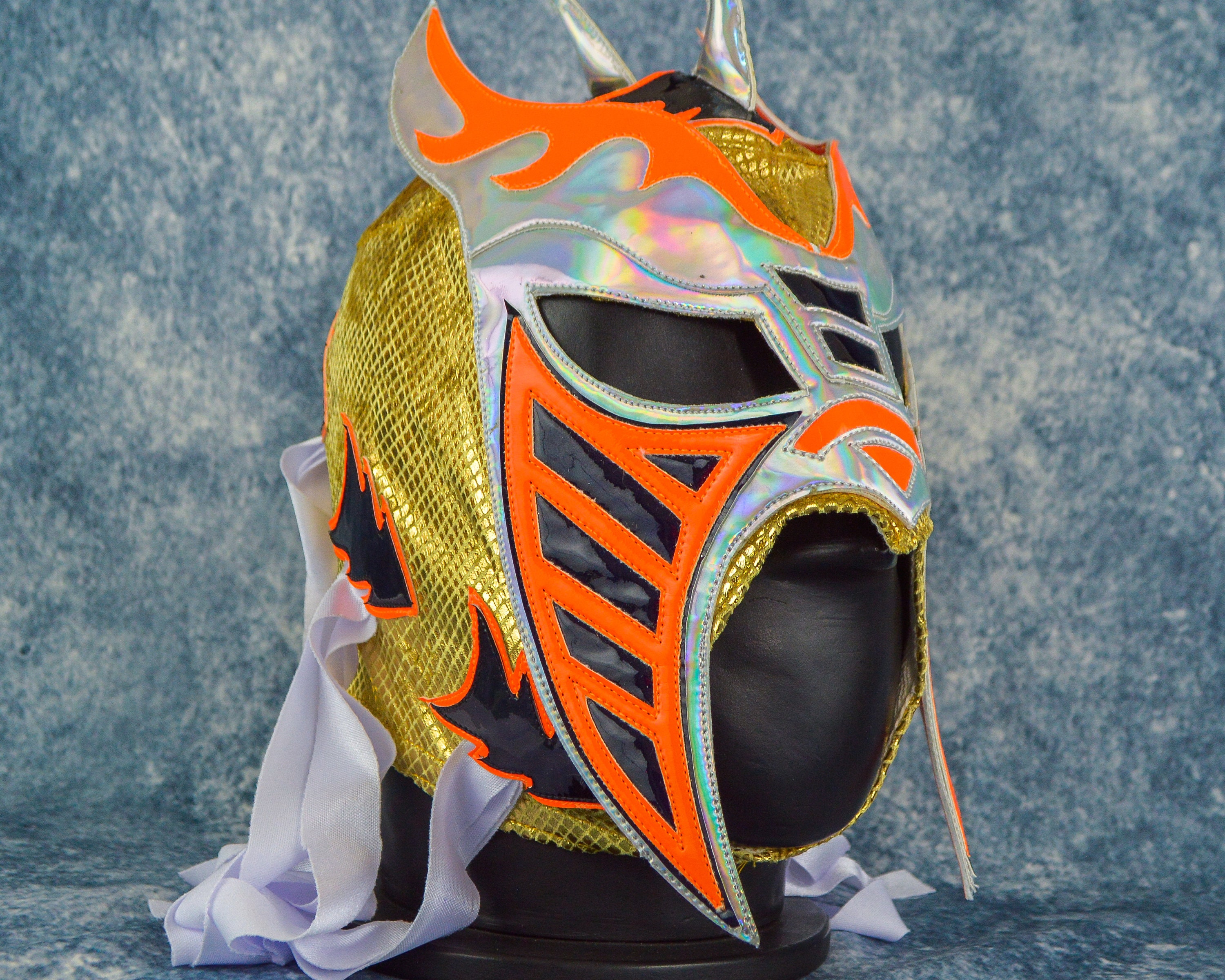Authentic Mexican Lucha Libre Mask | Handmade Luchador Wrestling Mask | Pro Wrestling, Cosplay, Halloween Costume | Samuraii