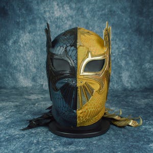 Authentic Mexican Lucha Libre Mask | Handmade Luchador Wrestling Mask | Pro Wrestling, Cosplay, Halloween Costume | Dralistico