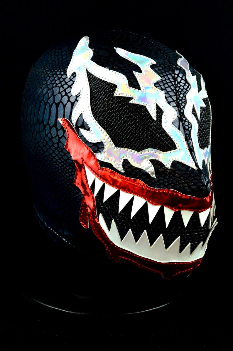 MRMASKMAN Venom 2 Lycra Mexican Wrestling Mask Lucha Libre Luchador Wrestler Custome
